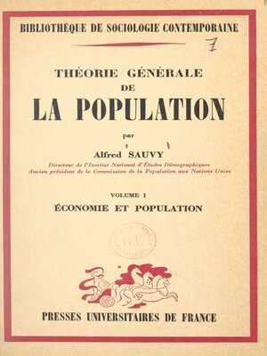 cover image of Théorie générale de la population (1)